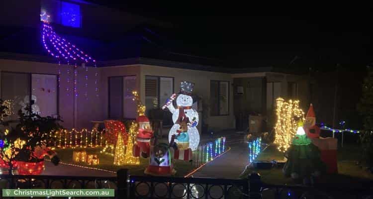 Christmas Light display at 6 Brosa Avenue, Bentleigh East
