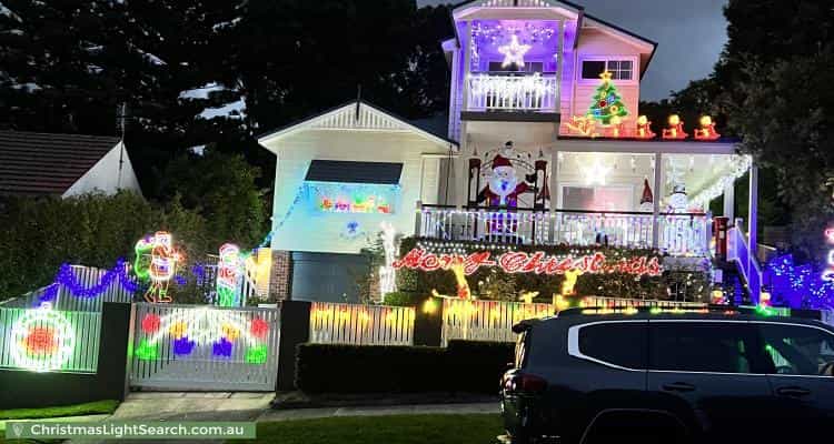 Christmas Light display at 70 Chiplin Street, New Lambton