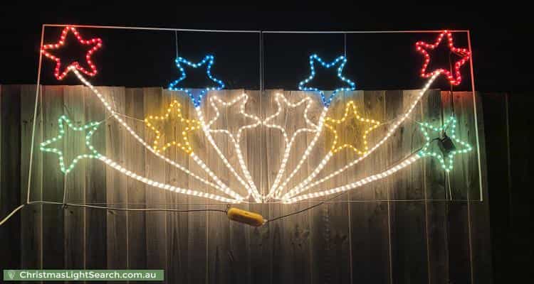Christmas Light display at 2 Stableford Chase, Melton West