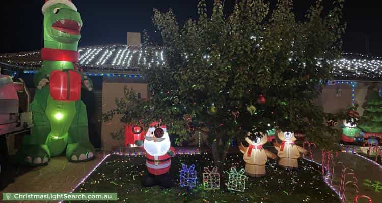 Christmas Light display at  Dartmoor Court, Meadow Heights