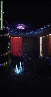 Christmas Light display at 20 Batt Drive, Brookdale