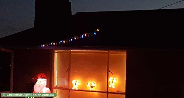 Christmas Light display at 19 Tootonga Street, Chigwell