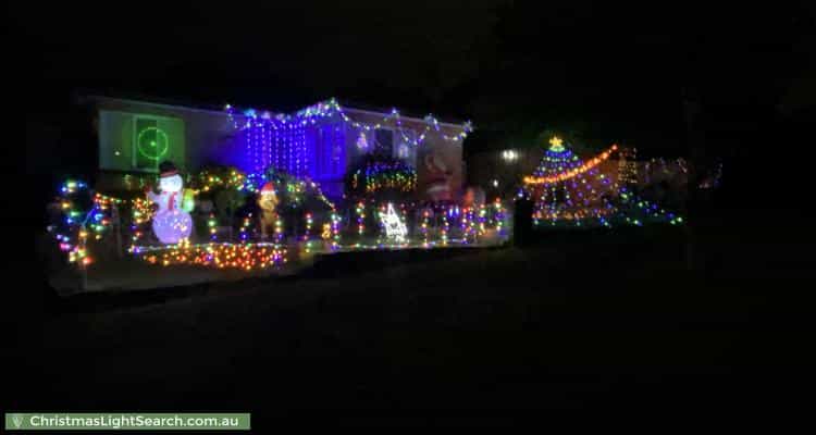 Christmas Light display at  Moorwatha Street, Macleod