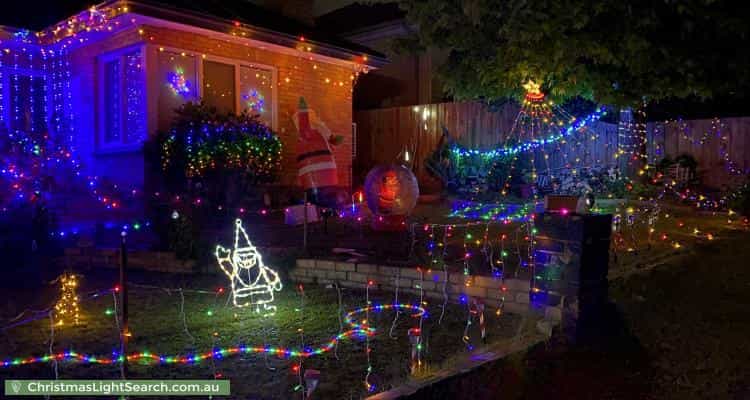 Christmas Light display at  Moorwatha Street, Macleod
