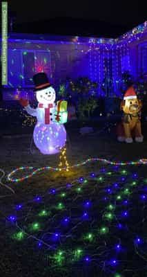 Christmas Light display at  Moorwatha Street, Macleod