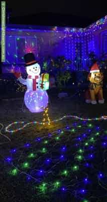 Christmas Light display at  Moorwatha Street, Macleod