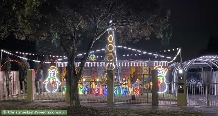 Christmas Light display at 22 Hoya Crescent, Frankston North