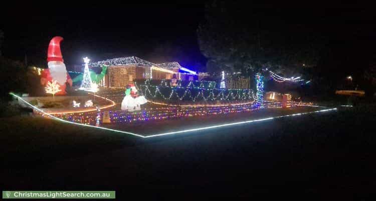 Christmas Light display at 6 Memorial Drive, Wodonga