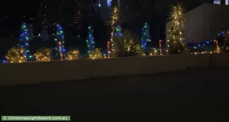 Christmas Light display at 76 Hilda Road, Baulkham Hills