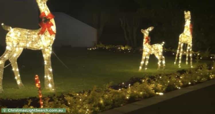 Christmas Light display at 76 Hilda Road, Baulkham Hills