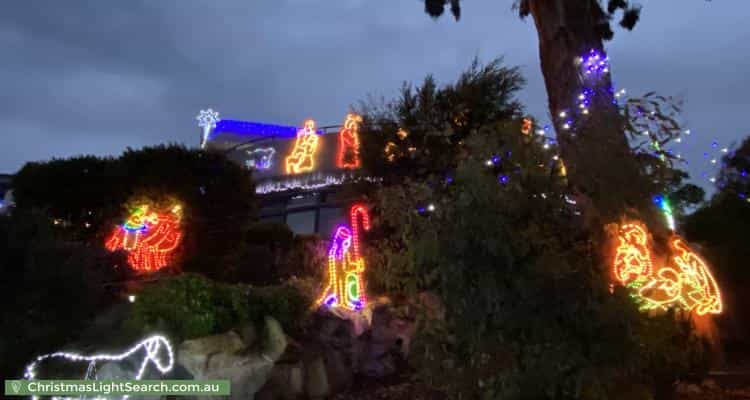 Christmas Light display at  Sturrock Place, Gordon