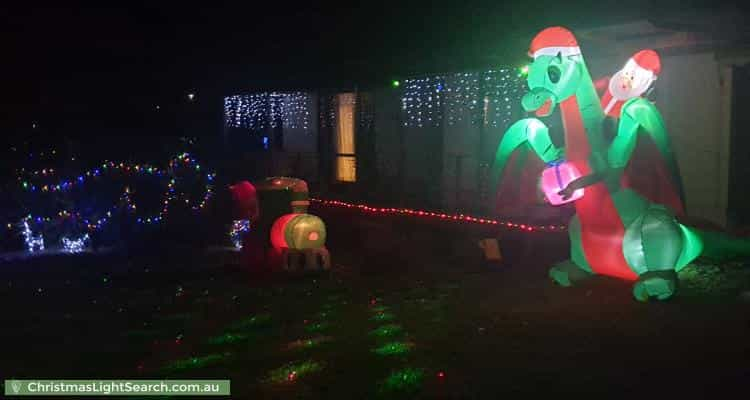 Christmas Light display at 7 Nash Street, Kapunda