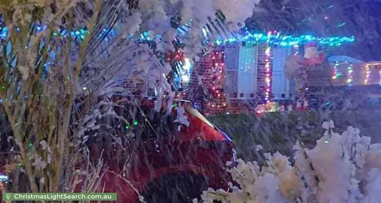Christmas Light display at 27 Nightingale Crescent, Cameron Park