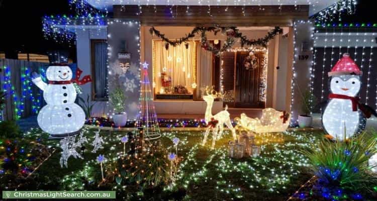 Christmas Light display at 139 Pioneer Drive, Rockbank