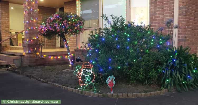 Christmas Light display at 8 Towt Court, Rowville
