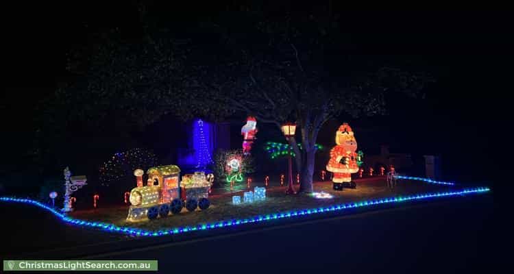 Christmas Light display at 2 Justina Place, Surrey Downs