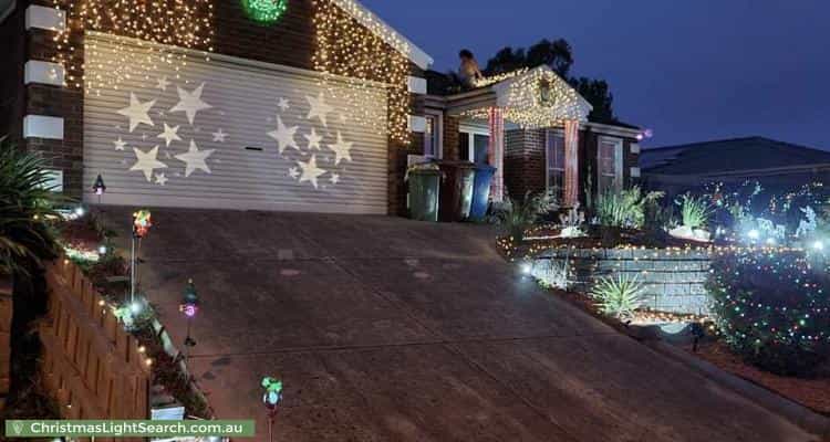 Christmas Light display at 377 Ormond Road, Narre Warren South
