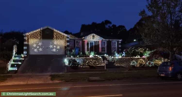 Christmas Light display at 377 Ormond Road, Narre Warren South