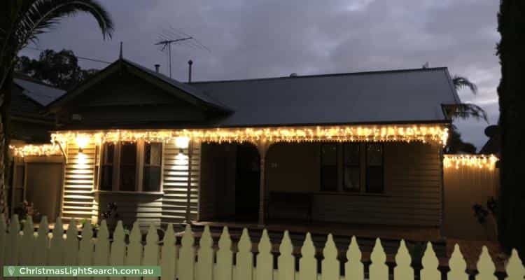 Christmas Light display at 27 Soudan Street, Coburg