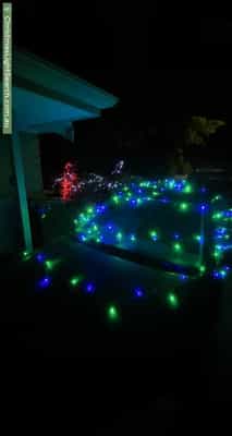 Christmas Light display at 1A Frasten Street, Torrensville