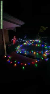 Christmas Light display at 1A Frasten Street, Torrensville
