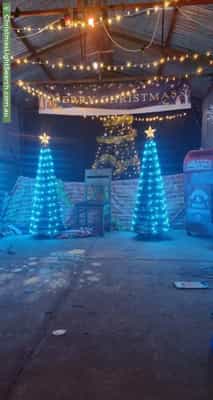 Christmas Light display at 527 White Road, Boors Plain