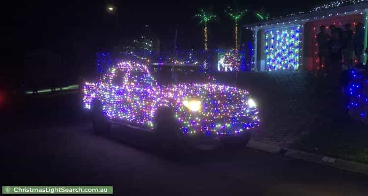 Christmas Light display at  Moncrieff Court, Mount Ommaney