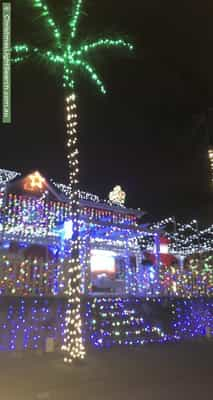 Christmas Light display at  Moncrieff Court, Mount Ommaney