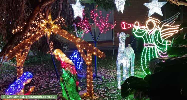 Christmas Light display at 65 Loch Lomond Drive, Modbury