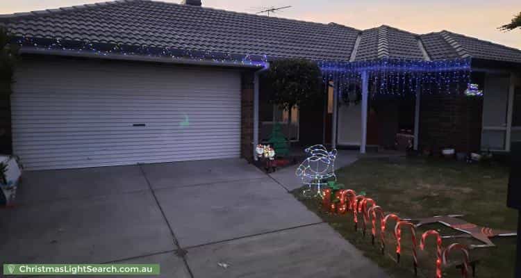 Christmas Light display at 8 Carroll Court, Narre Warren