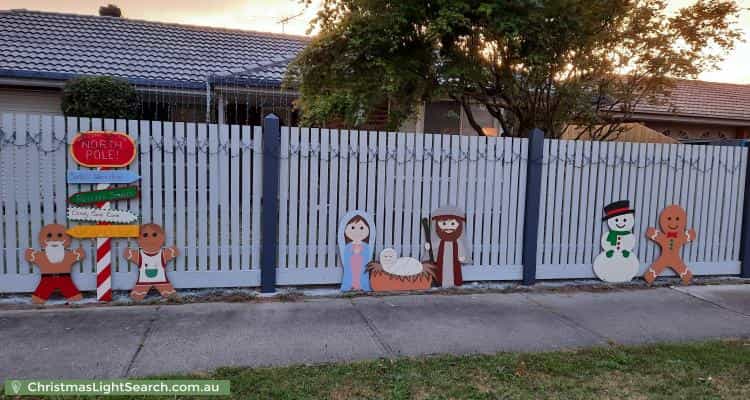 Christmas Light display at 8 Carroll Court, Narre Warren
