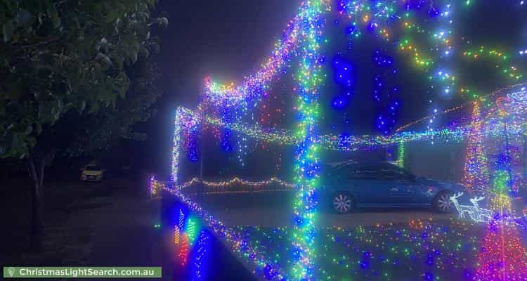 Christmas Light display at 1 McBeath Street, Hectorville