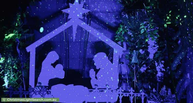 Christmas Light display at 48 Cameron Street, Birchgrove