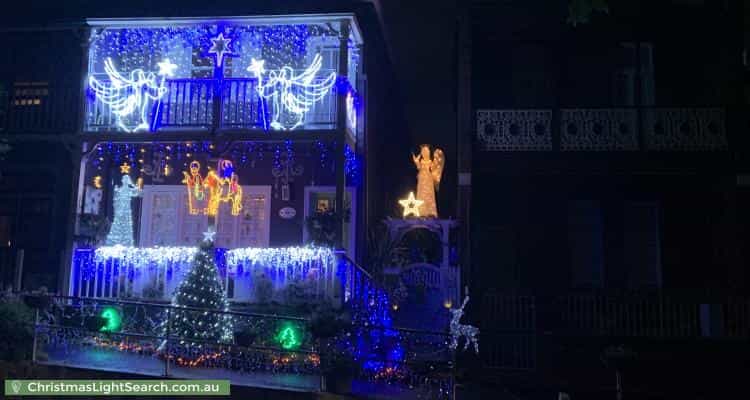Christmas Light display at 48 Cameron Street, Birchgrove