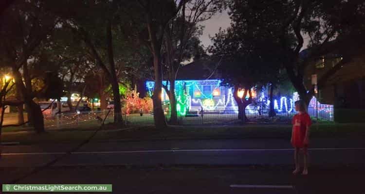 Christmas Light display at 7 Leonay Street, Sutherland