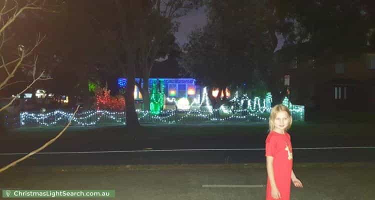 Christmas Light display at 7 Leonay Street, Sutherland