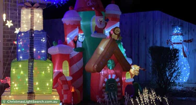 Christmas Light display at 19 Granite Drive, Langwarrin