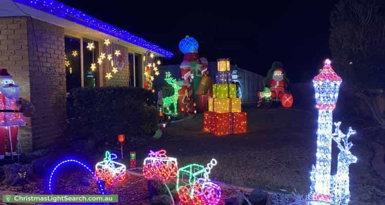 Christmas Light display at 19 Granite Drive, Langwarrin