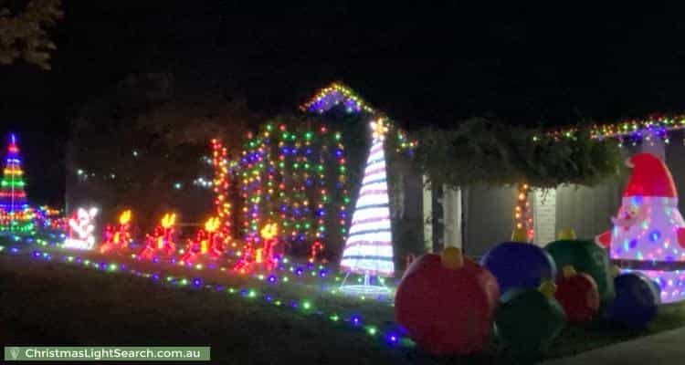 Christmas Light display at 11 Summerhill Park Drive, Mooroolbark