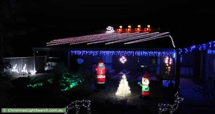 Christmas Light display at 28 Balonne Street, Kaleen