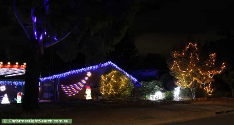 Christmas Light display at 28 Balonne Street, Kaleen