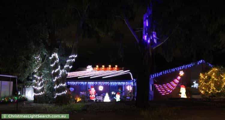 Christmas Light display at 28 Balonne Street, Kaleen