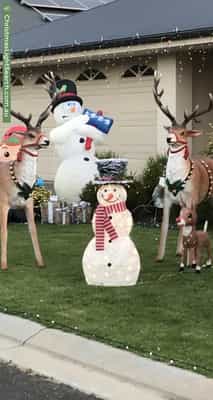 Christmas Light display at 6 Kenton Valley Road, Lobethal