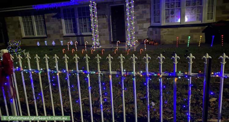 Christmas Light display at 61 Avenue Road, Payneham