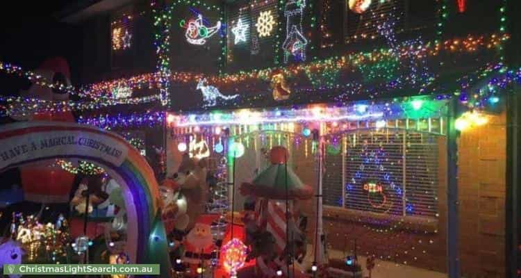 Christmas Light display at 58 Tennyson Street, Highett