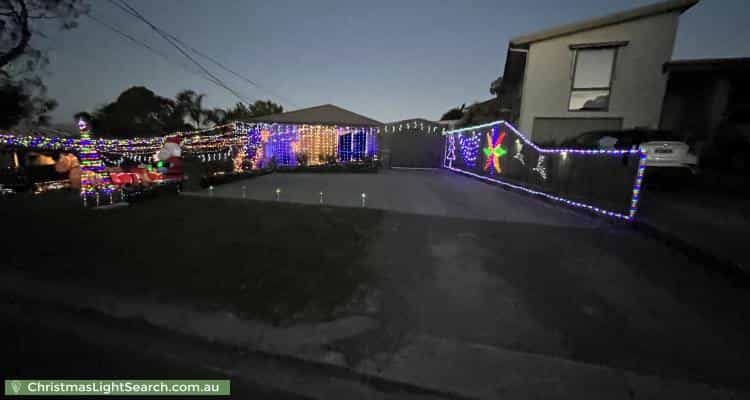 Christmas Light display at 5 Joanne Avenue, Chirnside Park