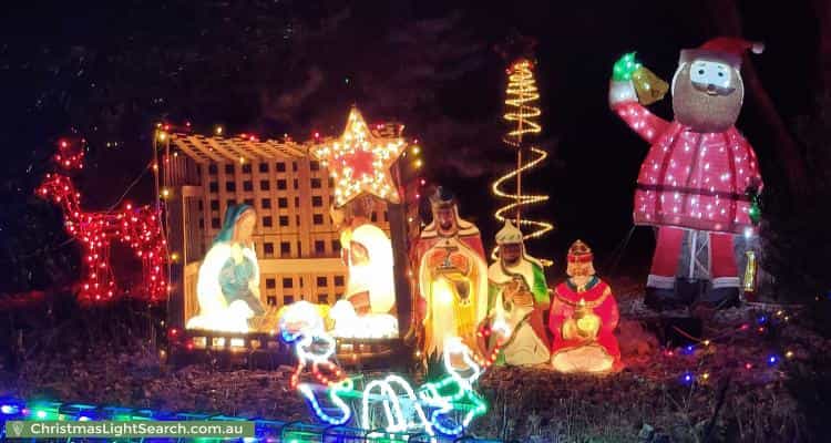 Christmas Light display at 79 Main Road, Robertstown