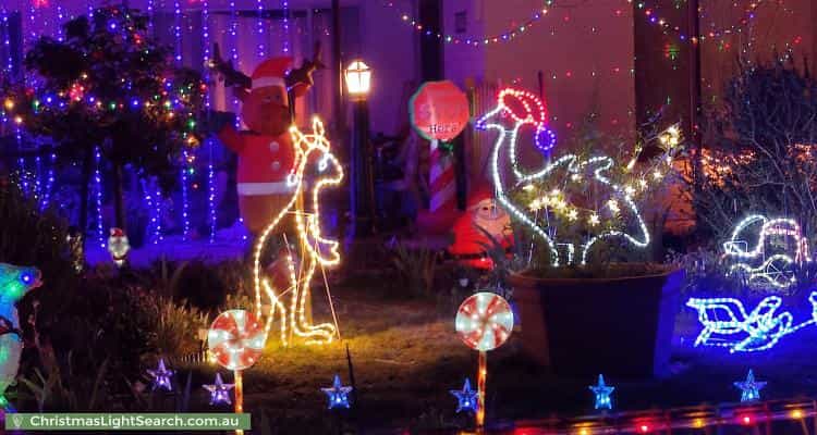 Christmas Light display at 79 Main Road, Robertstown