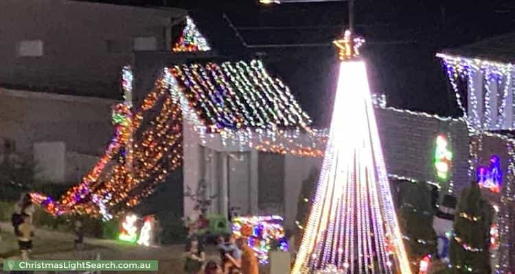 Christmas Light display at Huddy Street, Forde