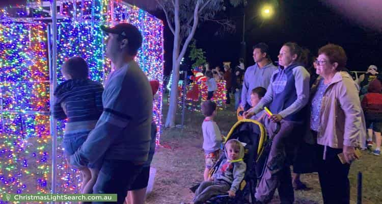 Christmas Light display at Huddy Street, Forde